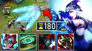 When Ashe hits 180 ability Haste, the game turns into an Arrow Simulator