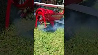 VVRC 35CC (RCGF) idle to full throttle. With smoke pump coming on Pica 1/5th Scale RC Airplane