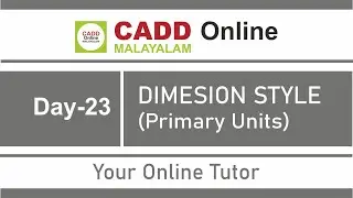 DIMENSION STYLE (Primary Units)