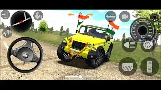 Stand Yellow Thar Village🔥😍 Indian Cars Driving 3D 2025 | New Cars Driving 3D Video Yello Thar 007