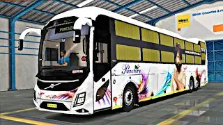 PANCHIRY TOUR AND TRAVELS 🚎 | BUS SAMMULETAR INDONESIA  #gamplay #volvobus #bus #bussid 