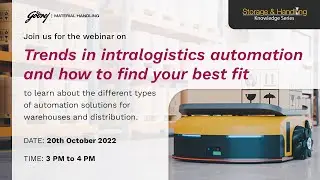 Trends In Intralogistics Automation | Storage & Handling Knowledge Series