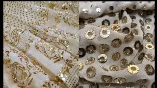 Pure Mukesh Work Dresses in Pakistan | Luxurious Chikenkari Mukaish Kamdani in Rawalpindi 