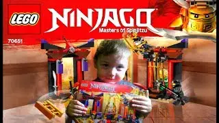 Лего Ниндзяго Решающий бой в тронном зале 70651 Lego Ninjago обзор