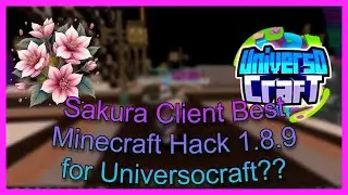 Como ser el mas pro de Bedwars - Universocraft | Sakura Client Best Minecraft Hack 1.8.9