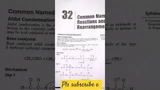 Aldol condensation reaction machenism trick #reaction #chemistry #trick