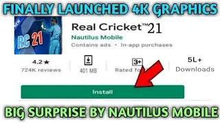 Real Cricket 21 Launched on Playstore | Real Cricket 21 Release Date | RC 21 Trailer Release Date
