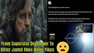 Ex World of Warcraft/Diablo 2 Lead Developer is triggered Starfield has a basic start screen