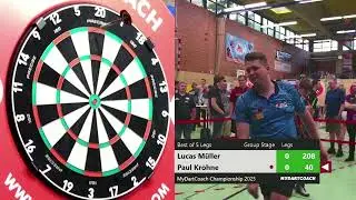 Лукас Мюллер против Пауля Кроне: лучшие моменты / MyDartCoach Championship Group EB 2025