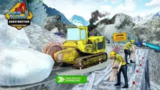 Snow Offroad Construction Excavator
