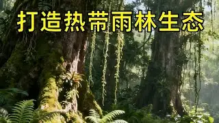 沉浸式打造一个超大的热带雨林生态系统，耗时120天，这个生态会发生什么变化呢！ #鱼缸里的大自然 #生态缸