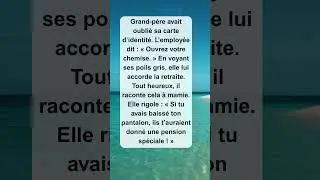 GRAND P&Egrave;RE ET LA RETRAITE &ndash; CONSEIL DE MAMIE 😊