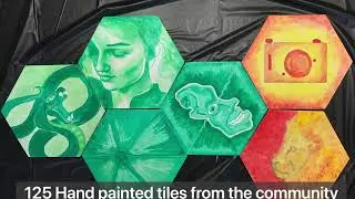 Community Spirit Mural Creation Time-Lapse Video