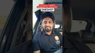 D & F BLOCK ELEMENTS, COORDINATION COMPOUNDS - Oneshot #chemistry #naveensir #jee2026 #jee #kiransir