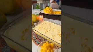 So I got an idea to try the heat 😄 Arabian Mango pudding. #foodie #shorts