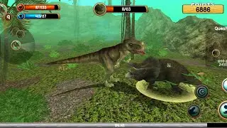 Dinosaur fight!