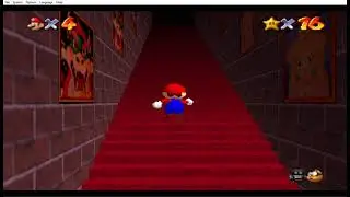 Super Mario 64 - Mario Running Up the Endless Staircase for 5 minutes