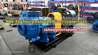 PHE 4 inch Direct Drive Chemical Slurry Pump | Centrifugal Process Pump for Industrial Applications