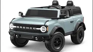 Unboxing and Review Of Kid Trax 12V Ford Bronco (Full Assembly)