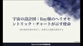 Rayのヘリオセントリックチャート読み会概略