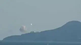 나로호 첫번째 발사장면(Naro-1 rocket launch at Goheung space center in Korea, 25, August, 2009)