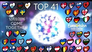 TOP 40 | EUROVISION 2016 (ESC 2016) so far (or top 41)