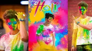 Holi Photo Editing || PicsArt Holi Photo Editing || Holi Colour Lightroom || Realistic Holi Editing