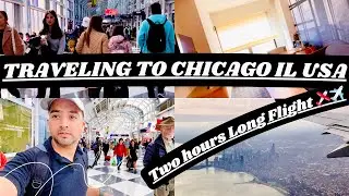 Traveling To CHICAGO Illinois USA for the First Time |Life of Telecom Engineer | Ep-01