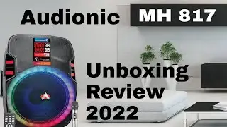 Audionic MH817 Trolly Speaker, Unboxing, Review, Price Update, Big Sound & Battery RGB Lights New in
