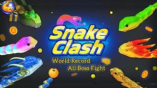 Snake Clash Gameplay | Epic Survival Battle | World Record Style Play 🔥