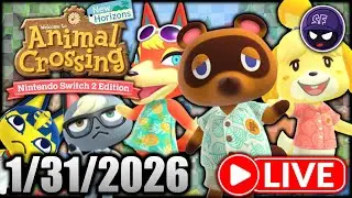 🔴 I’M PLAYING...! Animal Crossing: New Horizons (Switch 2 Edition) 🌴✨ | Stream Session 2