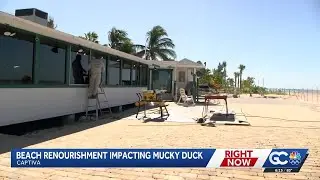 Mucky Duck restaurant owners concerned by Captiva beach renourishment