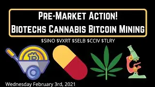 Wednesday Pre Market Action $SINO $VXRT $CCIV $SELB $TLRY $GOOG $AMZN