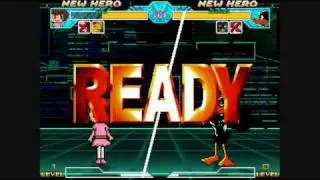 Mugen: Piglet, Dora, and B.J the Dinosaur vs. Minnie Mouse, Duck Dodgers, and Robo Birdo