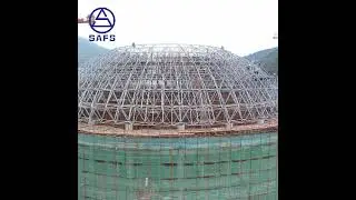 Rapid Build: The Impressive Construction of a Steel Structure Stadium #architecture