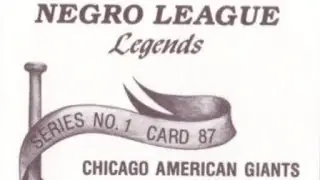 Chicago American Giants: Chicago's Negro League Team 