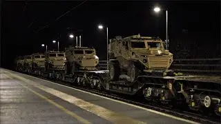 Back to Base - 66705 works 6Z07 MoD 3 SCOTS Military Vehicle Train back to Scotland 24-09-2019