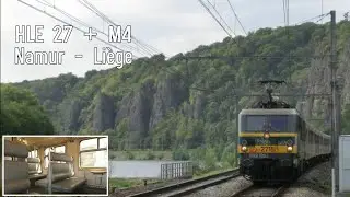 Ride / HLE 27 + M4 / Namur - Li&egrave;ge / August 2022 / SNCB NMBS / Interior