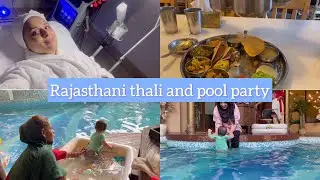 We had Indian/ Rajasthani thali | Rohaan&rsquo;s first pool party | Anum and Junaid