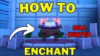 How To Enchant in Solo Hunter | Solo Hunter Weapon Enchant Guide | Roblox