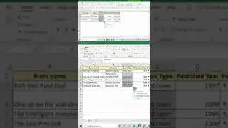 How to enter same data in multiple cells in MS Excel #shorts
