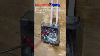 Splicing wire together in a junction box. #electrical #electricwiring