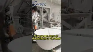 cpingao solid surface sanitaryware manufacturer&mdash;&mdash;Do you know why Cpingao's bathtub has obvious edges