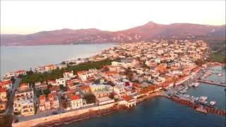 Drone aerial video of amazing place in Aegina Island, GREECE