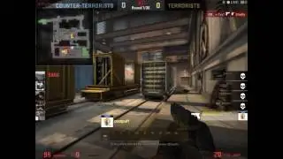 CRAZY ACE by random on Esea 5Kills 5 HS 5v1!