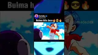 Bulma hits Jaco🔥😎🔥| #dbz #anime #dragonball #demonslayer #goku