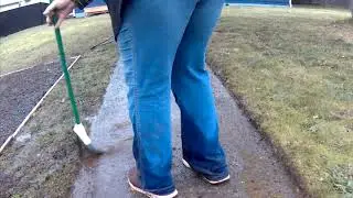 Manual edger, Sun Joe mower, Craftsman pressure washer, fun fun fun