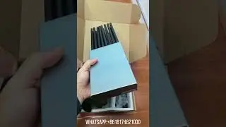 Portable 16 Antennas Jammer Shields GPS WIFI  LOJACK Bluetooth VHF/ UHF CDMA 5G Phone Signal Blocker