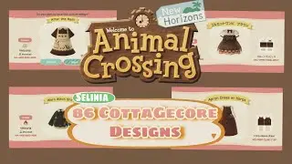 86 Cottagecore Clothes Designs + Codes Compilation | Animal Crossing: New Horizons