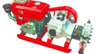 BW-160 Mud Pump testing at workshop